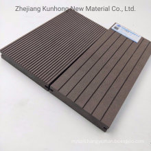 Solid WPC Wood Decking with Grooves